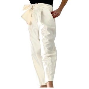 Zara High Waisted paperbag Pants